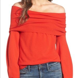 Off the shoulder sweater by Something Navy